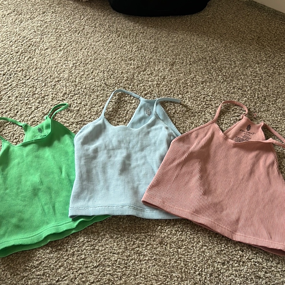 3 free people movement halter tops